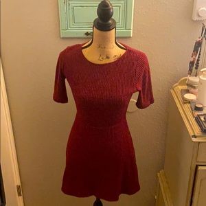 Red Sweater Dress